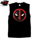 Deadpool - Vintage Logo - Anti-hero or Superhero Frayed-Cut Modified Singlet