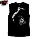 Metallica - Black Album - Frayed-Cut Modified Singlet