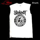 Slipknot - Established 1995 - White Frayed-Cut Modified Singlet