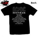 AC/DC - Back In Black - Band T-Shirt - Blackwave Clothing