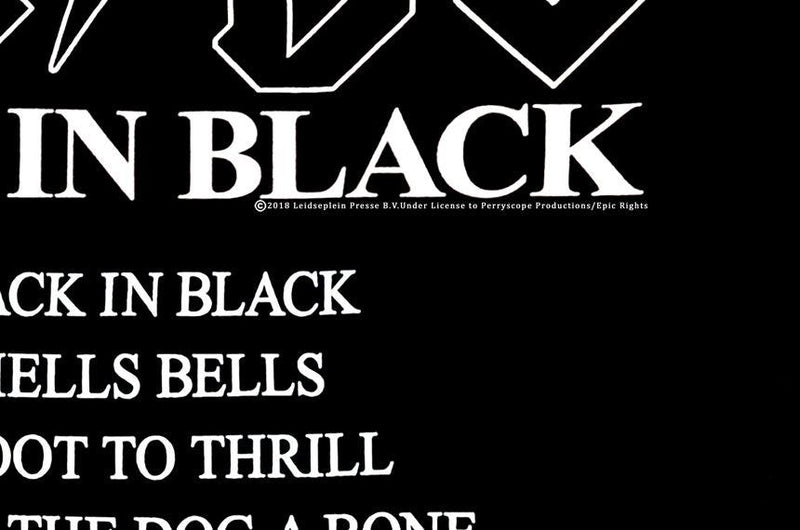 AC/DC - Back In Black - Band T-Shirt - Blackwave Clothing