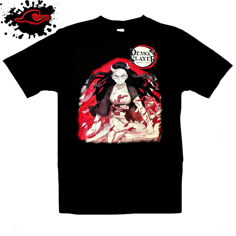 Demon Slayer - Nezuko - Anime T-Shirt In XXL - Blackwave Clothing