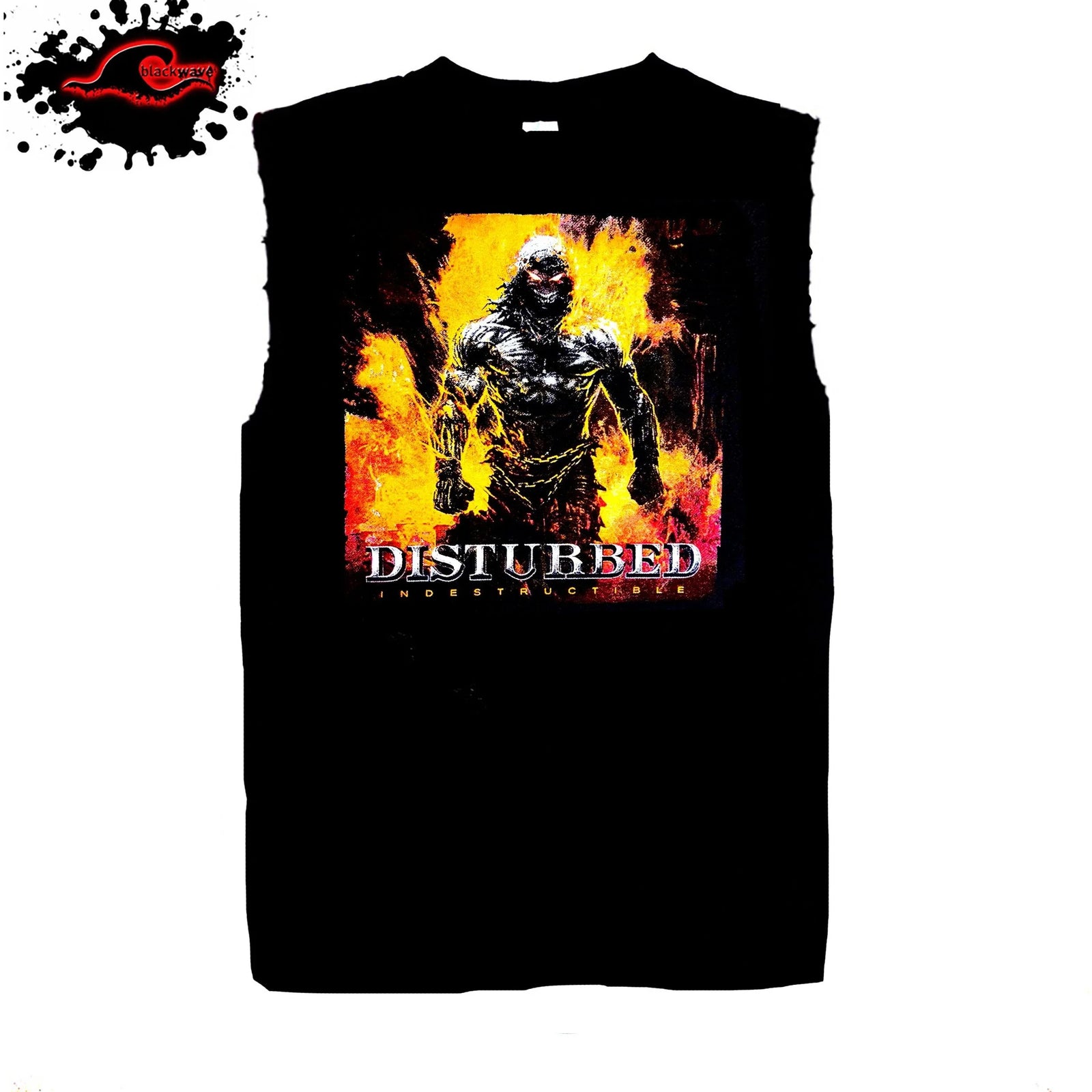 Disturbed Badges - Patch Indestructible Tissu Licencié Officiel