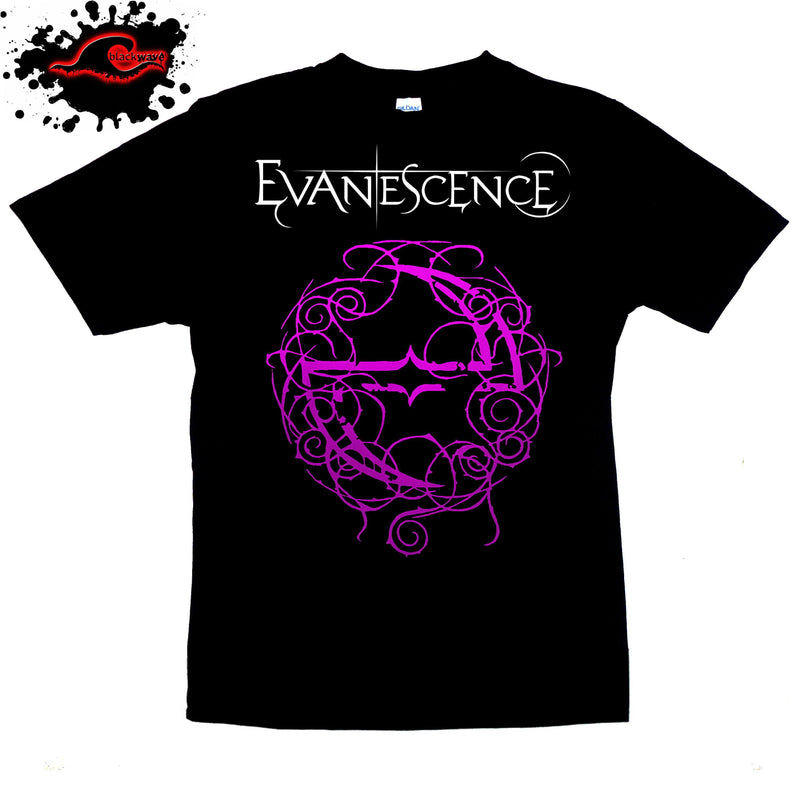 Evanescence - Emblem - Band T-Shirt - Blackwave Clothing