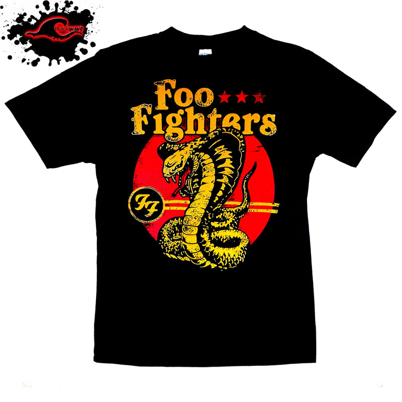 Foo Fighters - Cobra - Imported Official Band T-Shirt In XXL & XXXL - Blackwave Clothing
