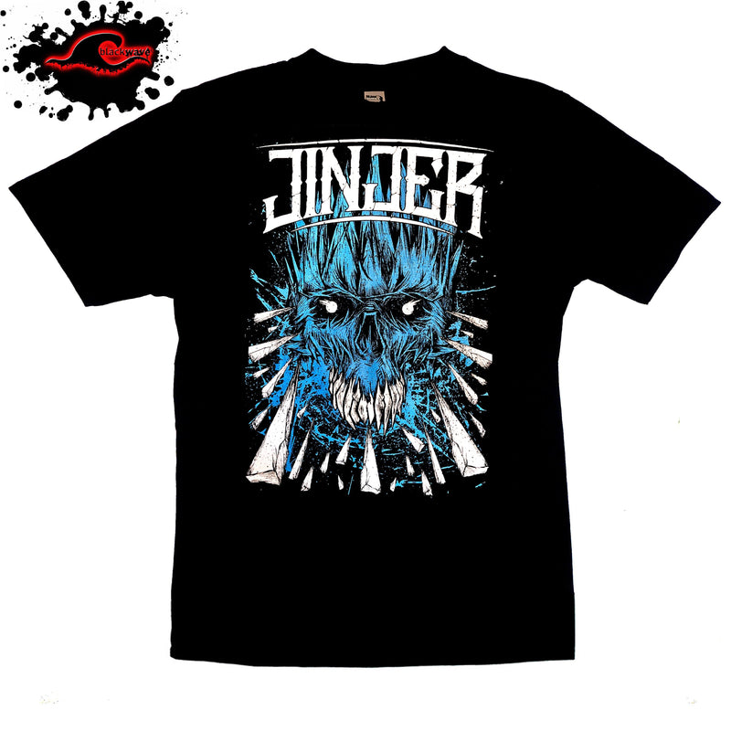 Jinger - Shards Skull - Band T-Shirt - Blackwave Clothing