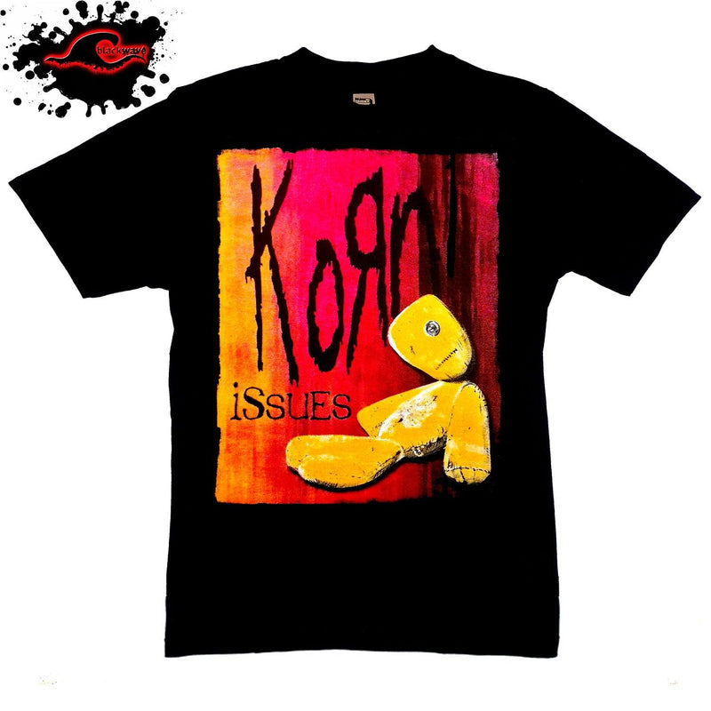 Korn - Issues Album - Classic Band T-Shirt In XXL & XXXL - Blackwave Clothing