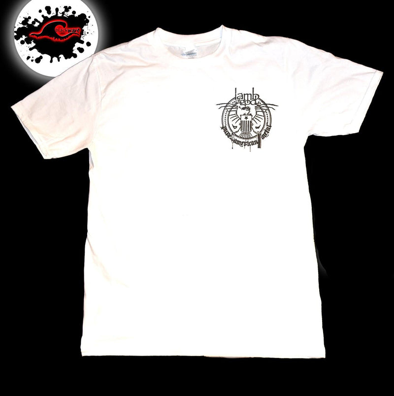 Lamb Of God - Crest - White Band T-Shirt - Blackwave Clothing