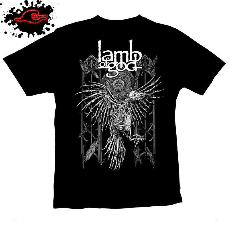 Lamb Of God - (Restocked) Chest Crest - Band T-Shirt - Blackwave Clothing