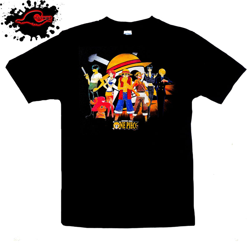 One Piece - Straw Hat Pirates - Anime T-Shirt In XXL - Blackwave Clothing