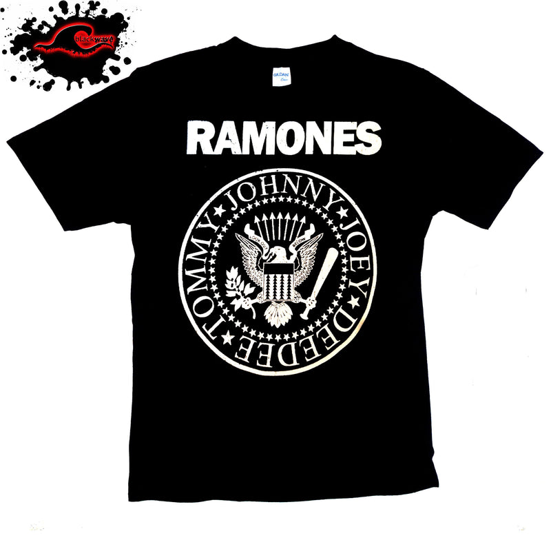 Ramones - Vintage Logo - Band T-Shirt - Blackwave Clothing