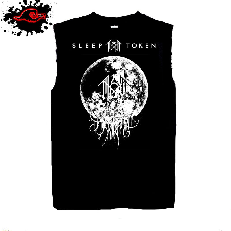 Sleep Token - Take Me Back To Eden - Frayed-Cut Modified Singlet - Blackwave Clothing