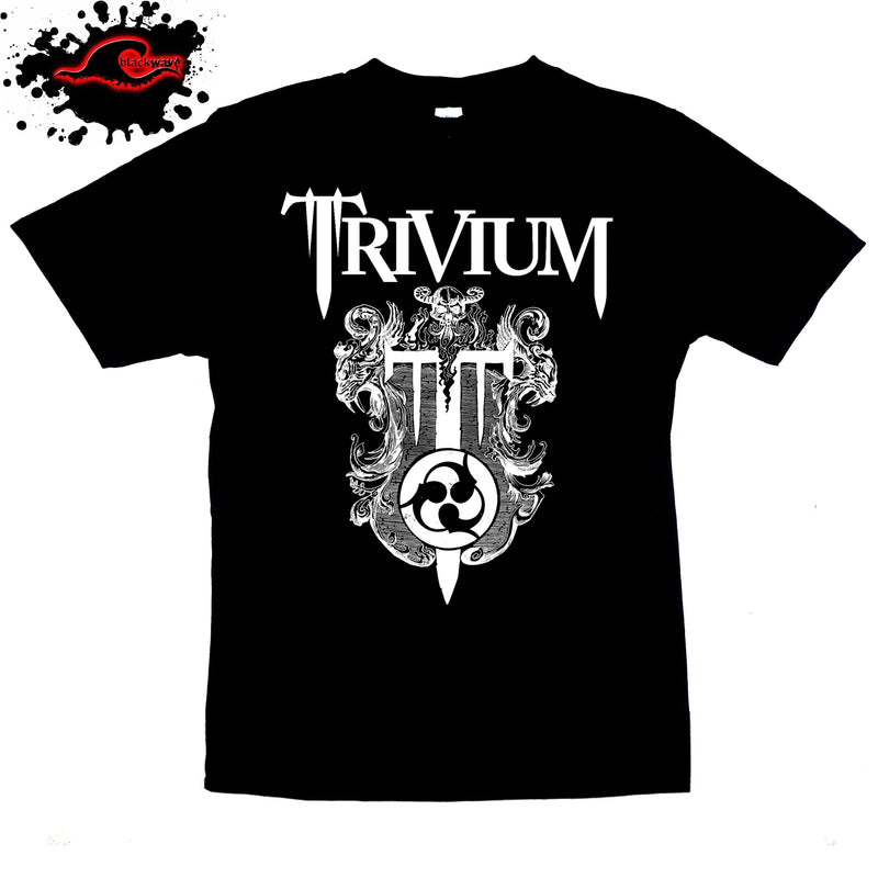 Trivium - Emblem - Band T-Shirt In XXL - Blackwave Clothing