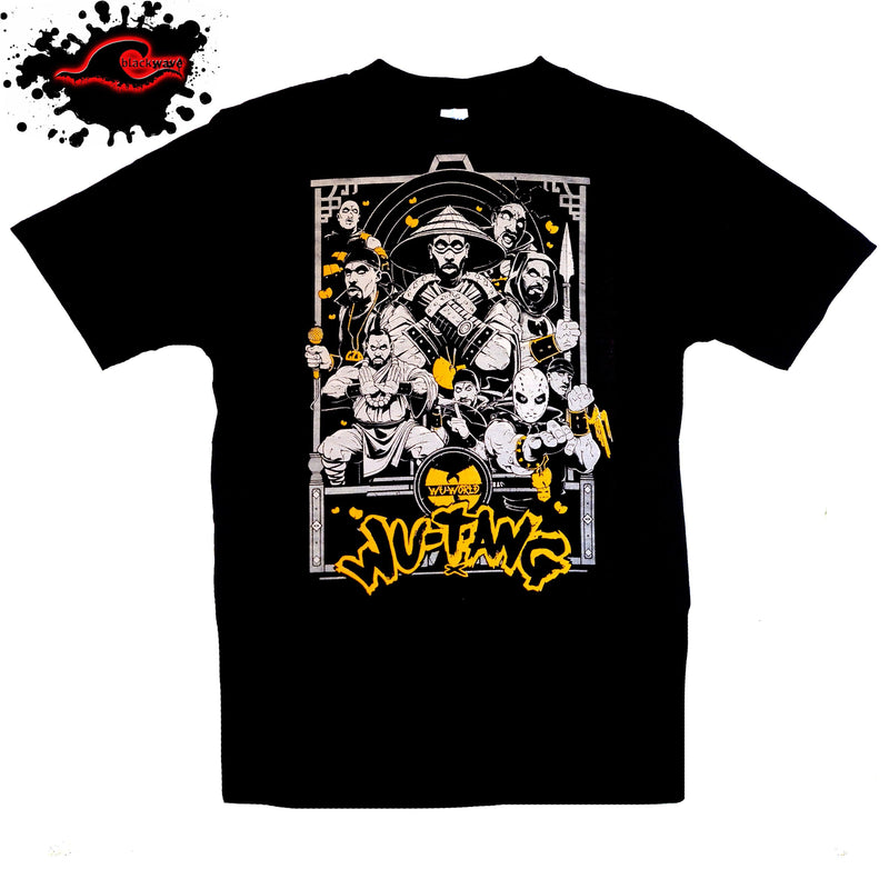 Wu Tang Clan - The Clan - Hip Hop T-Shirt - Blackwave Clothing