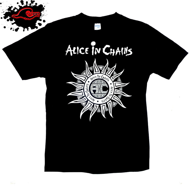 Alice In Chains - Classic Logo - Band T-Shirt - Blackwave Clothing