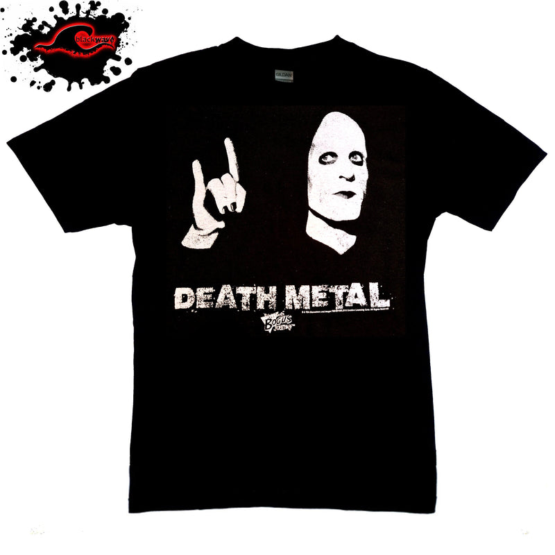 Bill and Ted's Excellent Adventure - Death Metal - Classic Movie T-Shirt - Blackwave Clothing