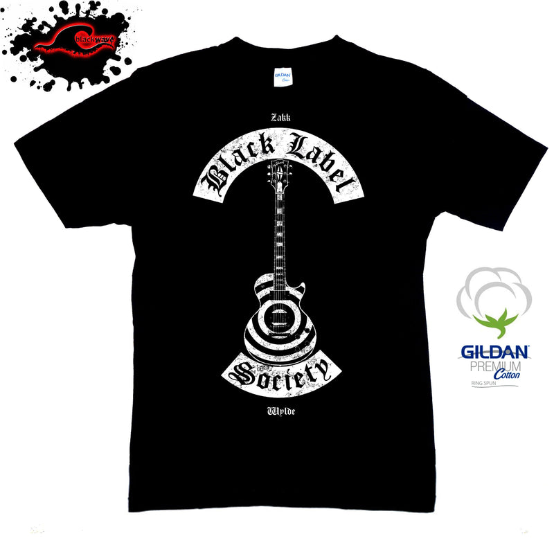 Black Label Society - Zakk Wylde Guitar - Band T-Shirt - Blackwave Clothing