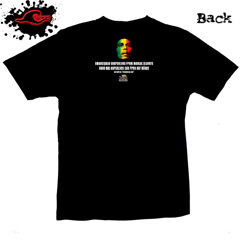 Bob Marley - Rasta Face - Official Licensed Reggae Band T-Shirt - Blackwave Clothing