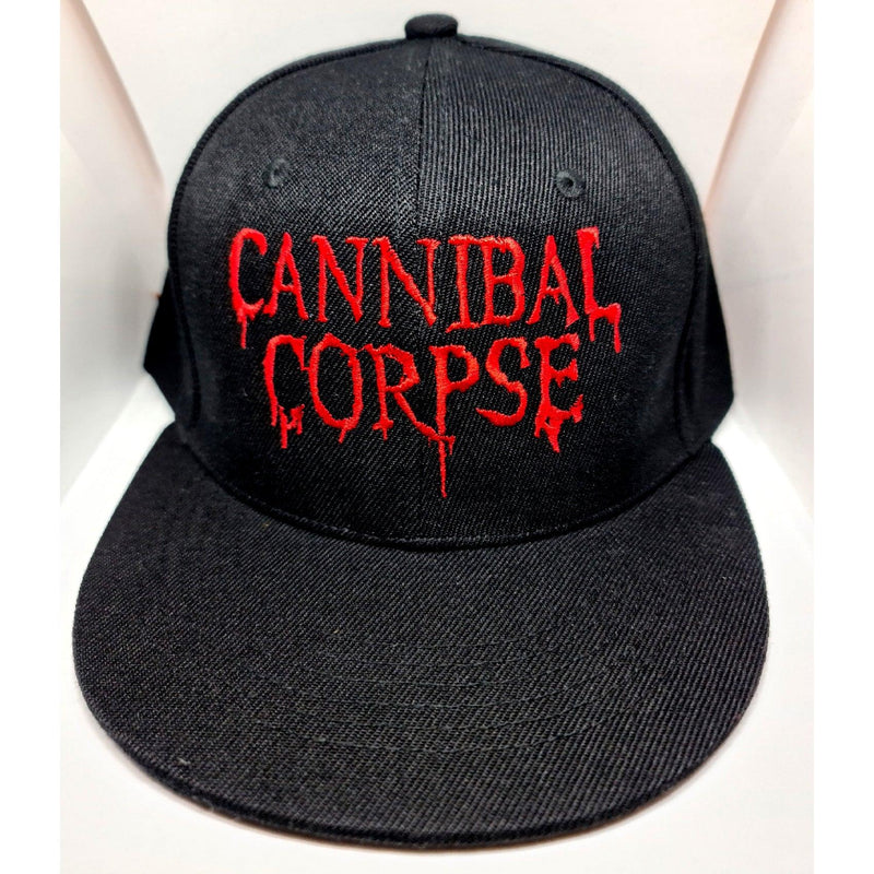 Cannibal Corpse - Classic - Double Black Snapback Cap - Blackwave Clothing