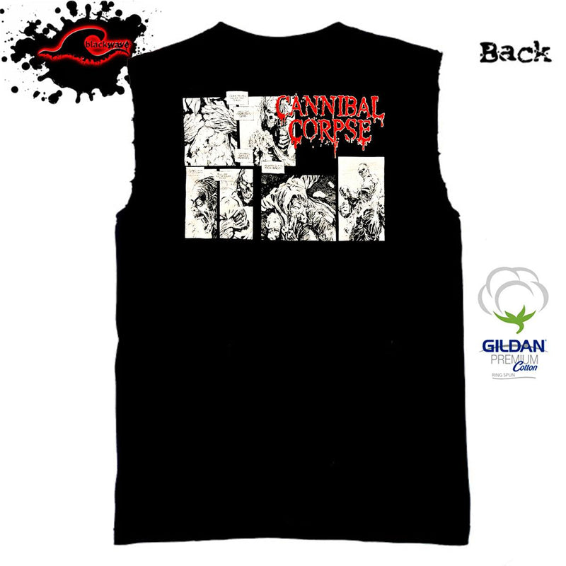 Cannibal Corpse - Classic - Frayed-Cut Modified Singlet - Blackwave Clothing