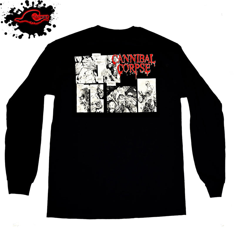 Cannibal Corpse - Classic Writing - Long Sleeve Band Shirt - Blackwave Clothing