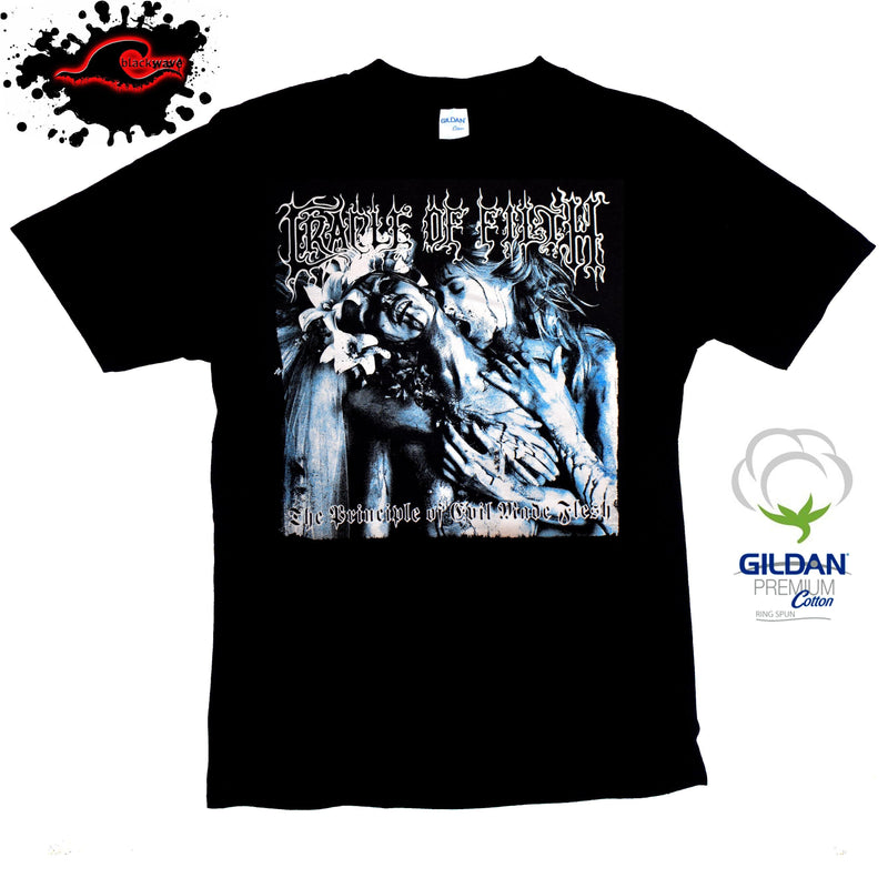 Cradle Of Filth - Principle Of Evil Made Flesh - Band T-Shirt In XXL & XXXL - Blackwave Clothing