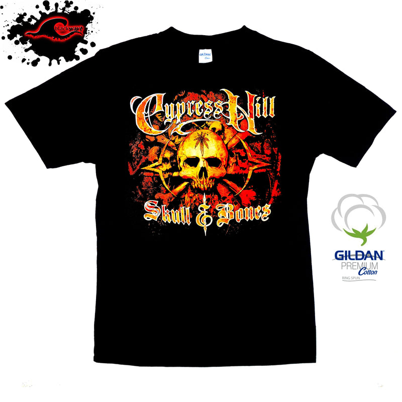 Cypress Hill - Skull & Bones - Hip Hop T-Shirt - Blackwave Clothing