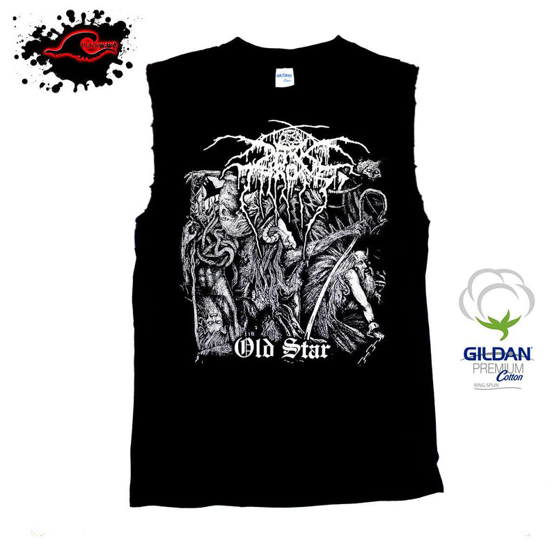 Dark Throne - Old Ones - Frayed-Cut Modified Singlet - Blackwave Clothing