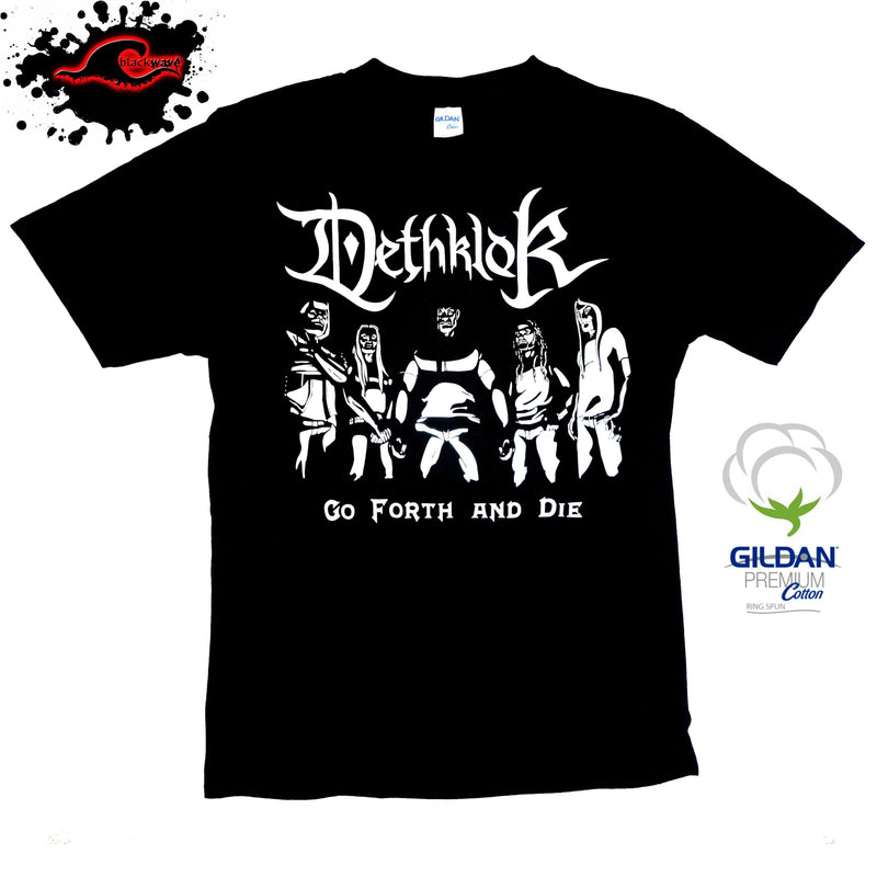 Dethklok - Go Forth & Die - Metalocalypse - T.V Show T-Shirt - Blackwave Clothing