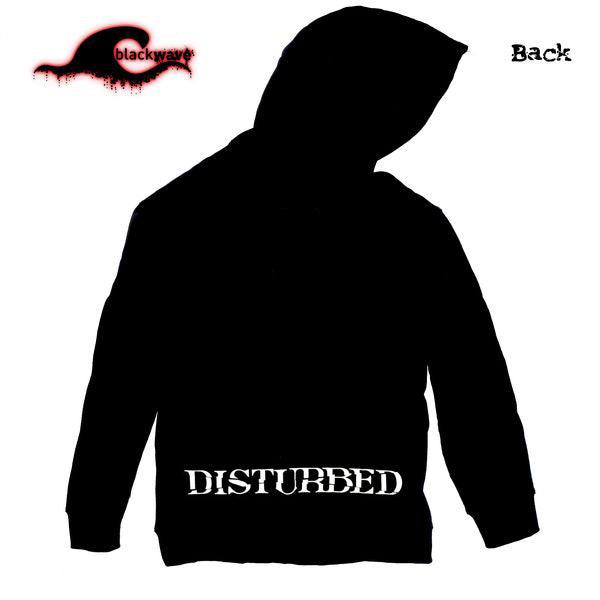 Disturbed - Asylum - Negative Clothing Seamless Zip - Band Hoodie - Blackwave Clothing