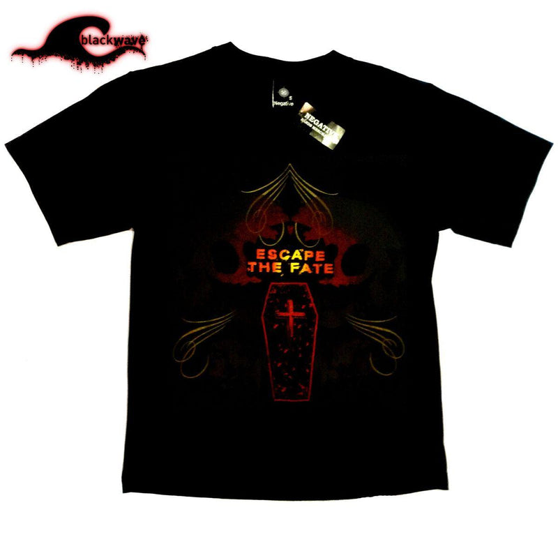 Escape The Fate - Coffin - Band T-Shirt - Blackwave Clothing