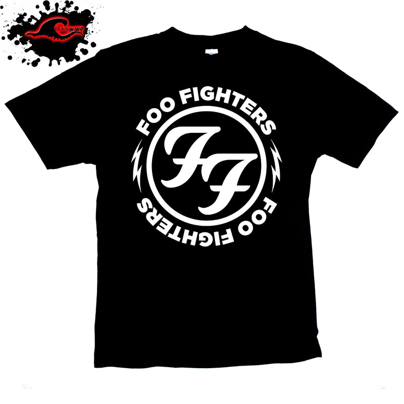 Foo Fighters - Classic Logo - Imported Official Band T-Shirt - Blackwave Clothing