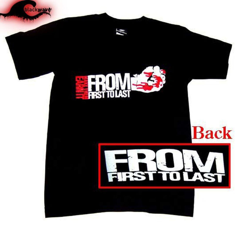 From First To Last - Blood Fist - Band T-Shirt - Blackwave Clothing
