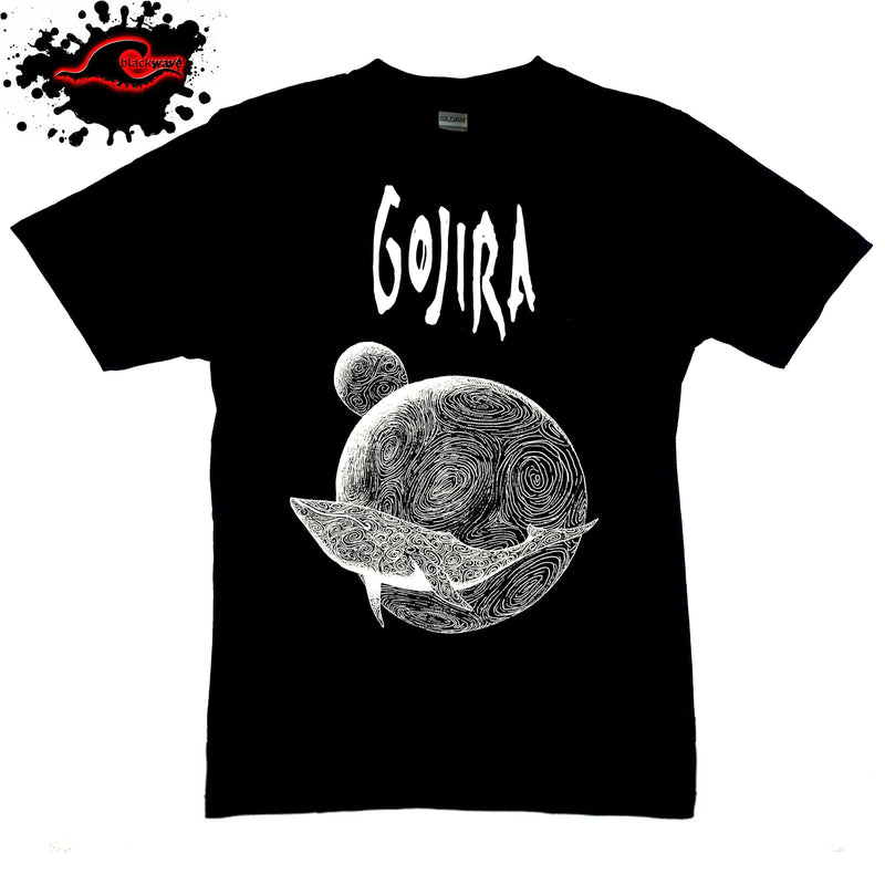 Gojira - Whale - Band T-Shirt - Blackwave Clothing