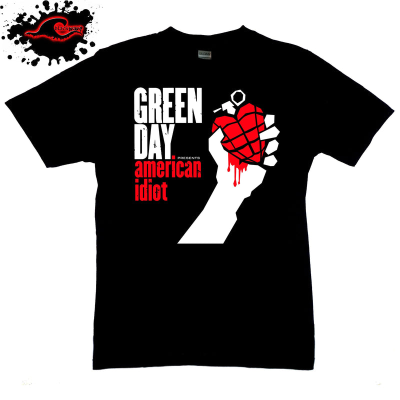 Green Day - American Idiot - Band T-Shirt - Blackwave Clothing
