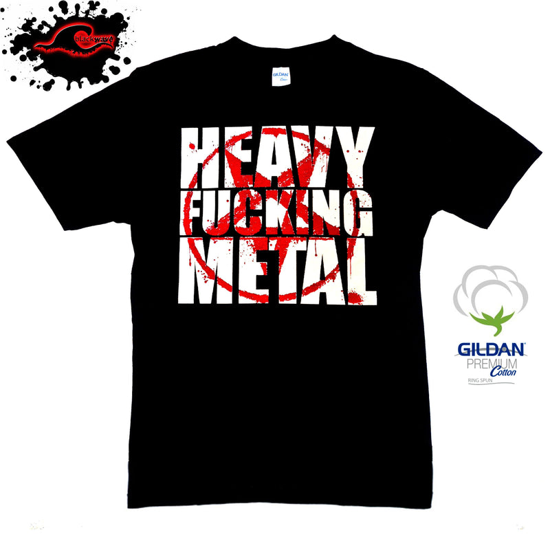 Heavy Fucking Metal - Pentagram - Band T-Shirt - Blackwave Clothing