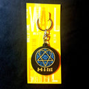 HIM - Heartagram - Rubber Key Ring - Blackwave Clothing