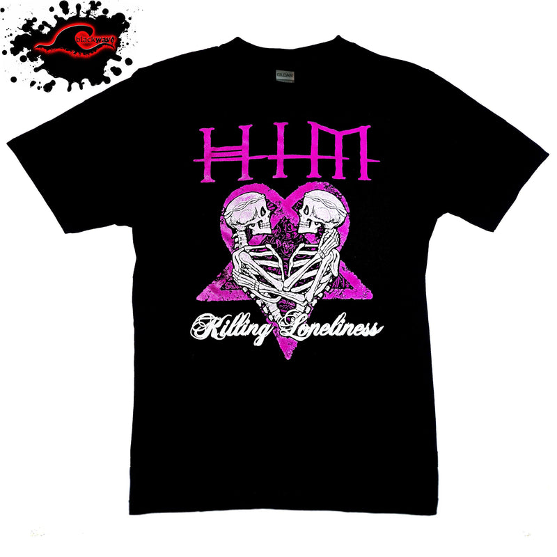 HIM - Killing Loneliness - Vintage Import - Band T-Shirt - Blackwave Clothing