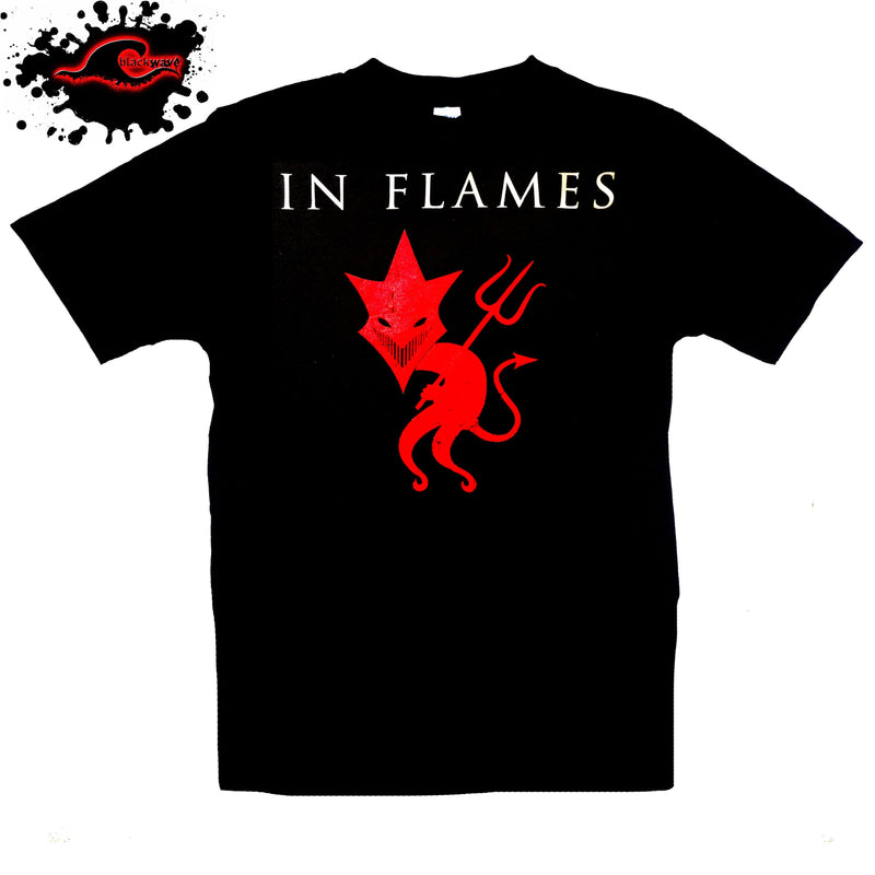 Inflames - Red Demon- Official Band T-Shirt - Blackwave Clothing