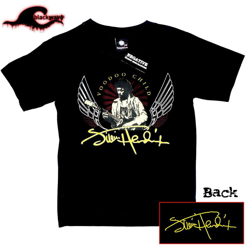 Jimi Hendrix - Signature Series - Band T-Shirt - Blackwave Clothing