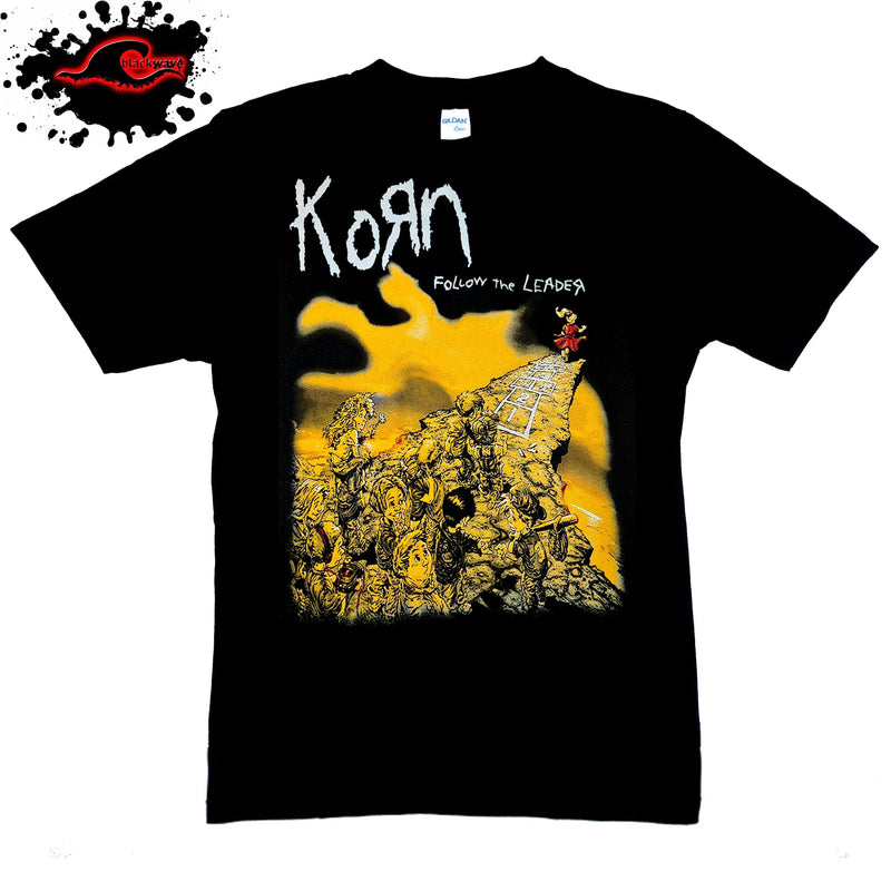 Korn - Follow The Leader (Restocked) - Band T-Shirt - Blackwave Clothing
