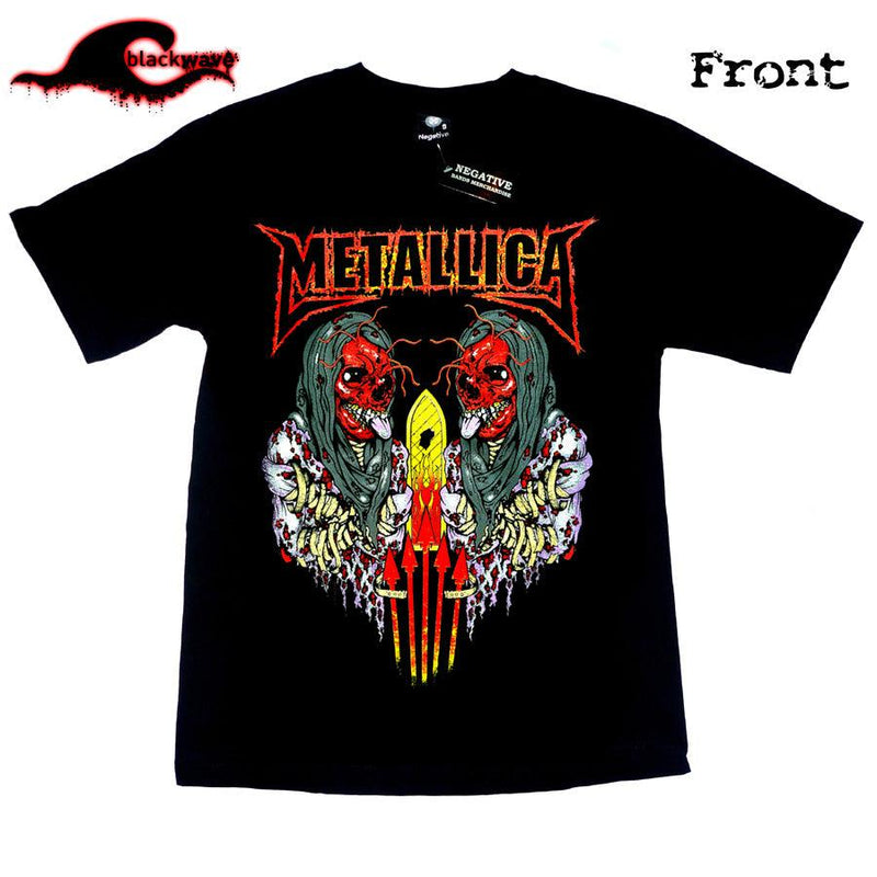 Metallica - Sanitarium 2003 Tour - Band T-Shirt - Blackwave Clothing