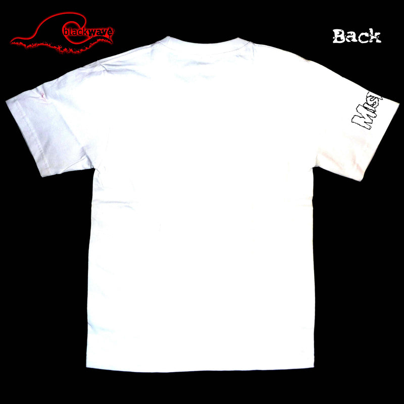 Misfits - Punk Munroe - White Band T-Shirt - Blackwave Clothing