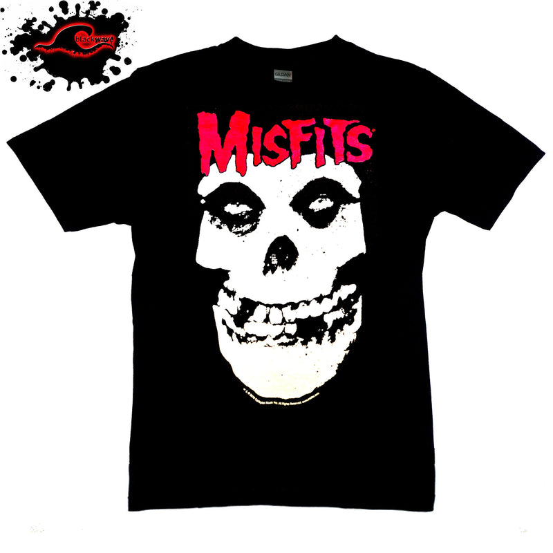 Misfits - Red Logo - Band T-Shirt - Blackwave Clothing