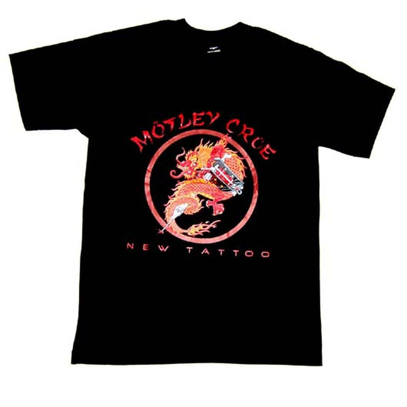 Motley Crue - New Tattoo - Band T-Shirt - Blackwave Clothing