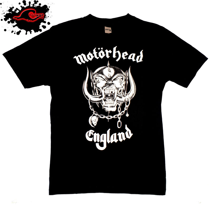 Motorhead - Classic England - Band T-Shirt - Blackwave Clothing