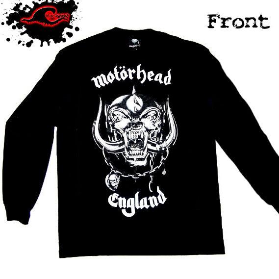 Motorhead - Classic England - Long Sleeve Band Shirt - Blackwave Clothing