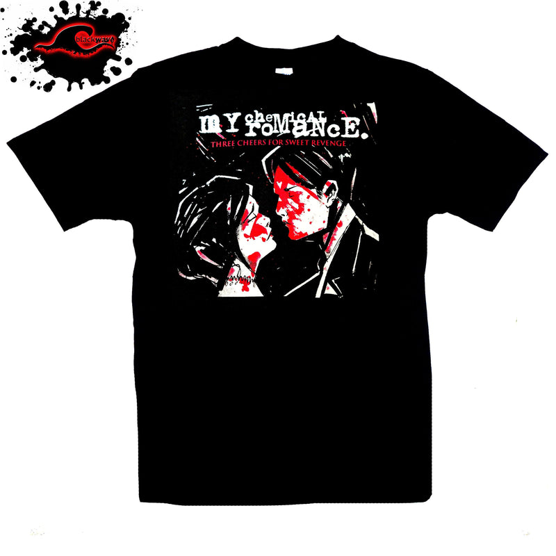 My Chemical Romance - 3 Cheers For Sweet Revenge - Band T-Shirt In XXL & XXXL - Blackwave Clothing