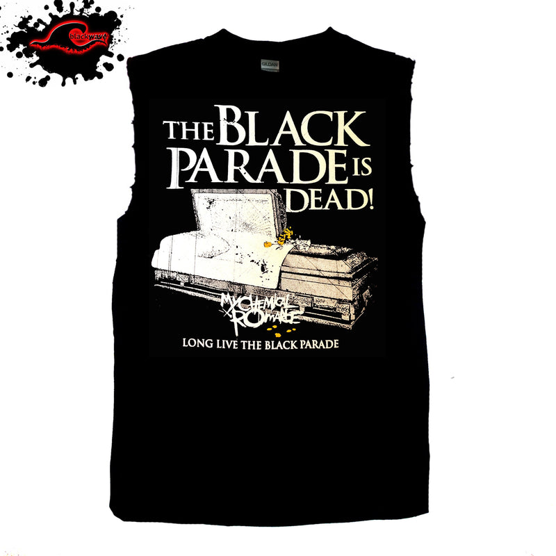 My Chemical Romance - Final Farewell - Frayed-Cut Modified Singlet - Blackwave Clothing