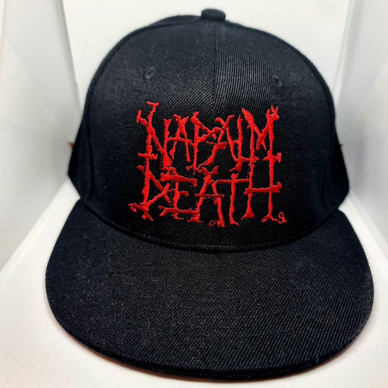 Napalm Death - Classic - Black Double Snapback Cap - Blackwave Clothing